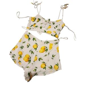 2 piece lemon set NWT